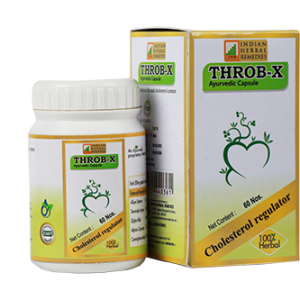THROB –X (Herbal Capsule for maintain Cholesterol 30 Capsule)