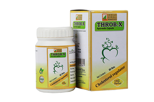 Throb-X Herbal Capsule (Ayurvedic Support for Cholesterol Management & Heart Health)
