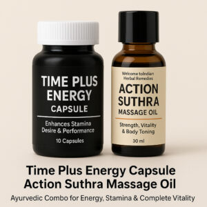 Time Plus Energy Capsule + Action Suthra Massage Oil